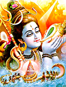 Shiva Drinking Poison